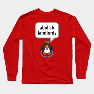 Abolish Landlords - Club Penguin Long Sleeve T-Shirt